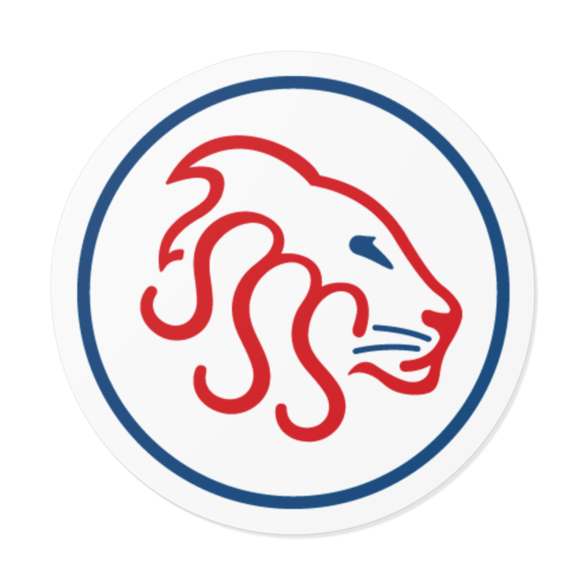 Bold Lion Round Vinyl Stickers - Perfect for Scrapbooking, Laptop Decor, Gift Wrapping, Party Favors, Car Stickers