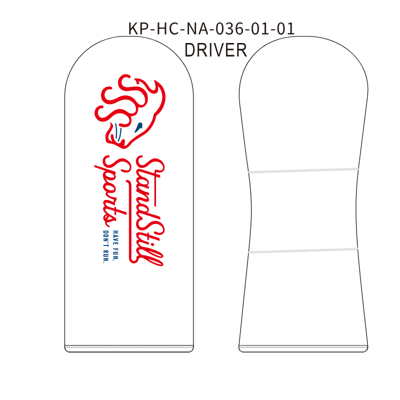 White Golf Driver Cover – One Size Fits All