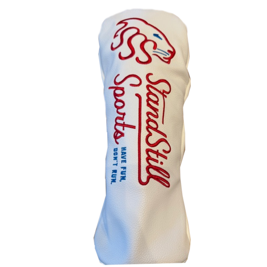 White Golf Driver Cover – One Size Fits All