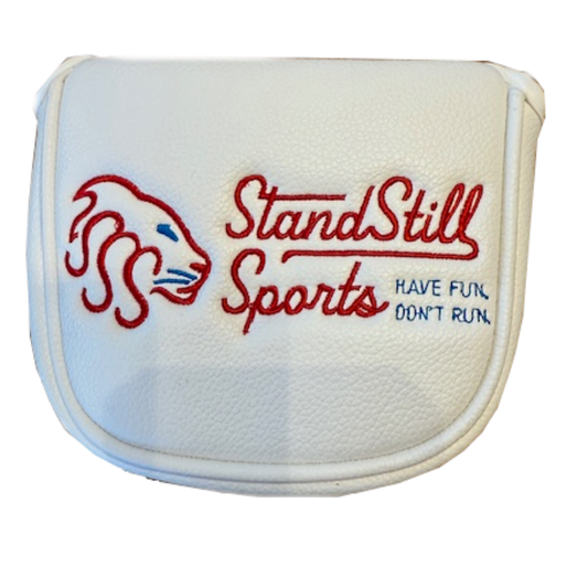 White Golf Mallet Putter Cover