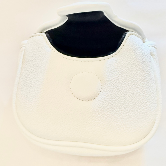 White Golf Mallet Putter Cover