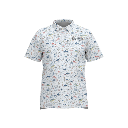 Saltwater Fishing - Golf Polo
