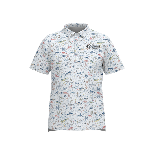 Saltwater Fishing - Golf Polo