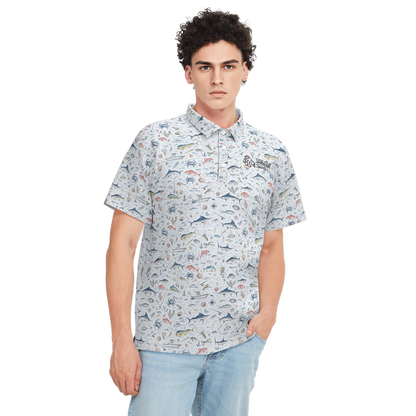 Saltwater Fishing - Golf Polo