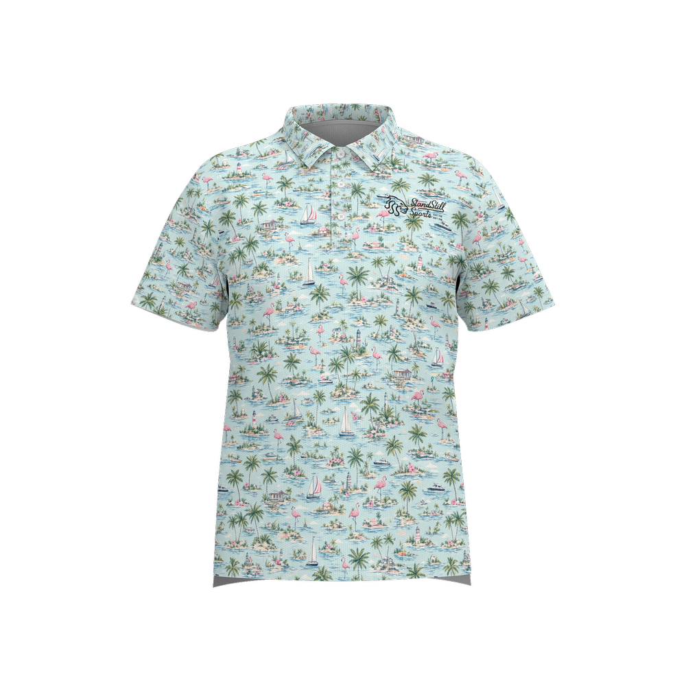 Flamingos - Golf Polo