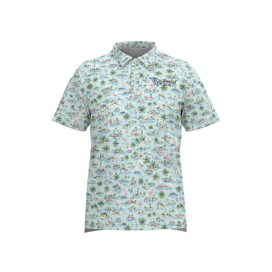 Flamingos - Golf Polo